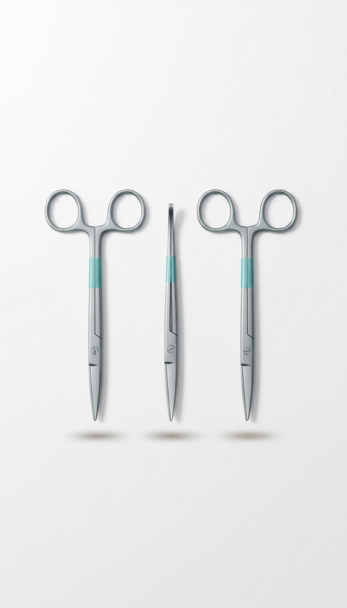 Sterile Surgical Scissors Set Stainless Steel