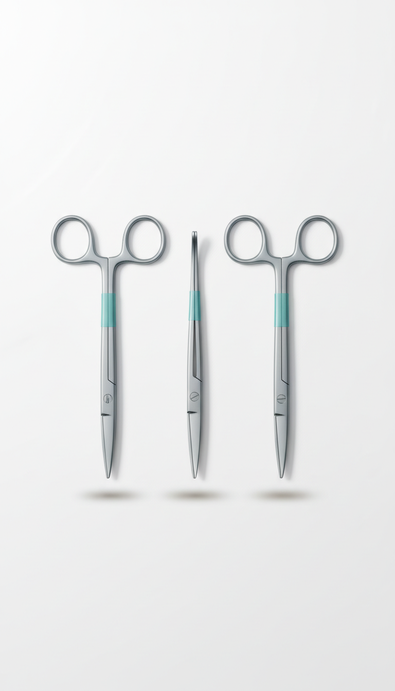 Sterile Surgical Scissors Set Stainless Steel